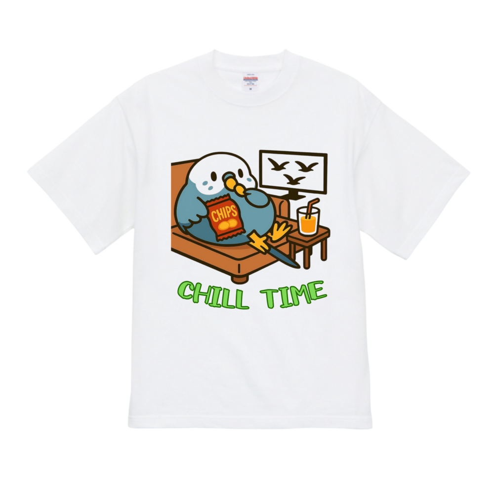 インコTシャツ CHILL TIME